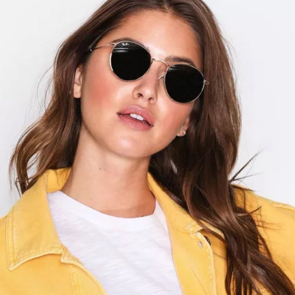 Ray-Ban Large Round Metal Sunglasses